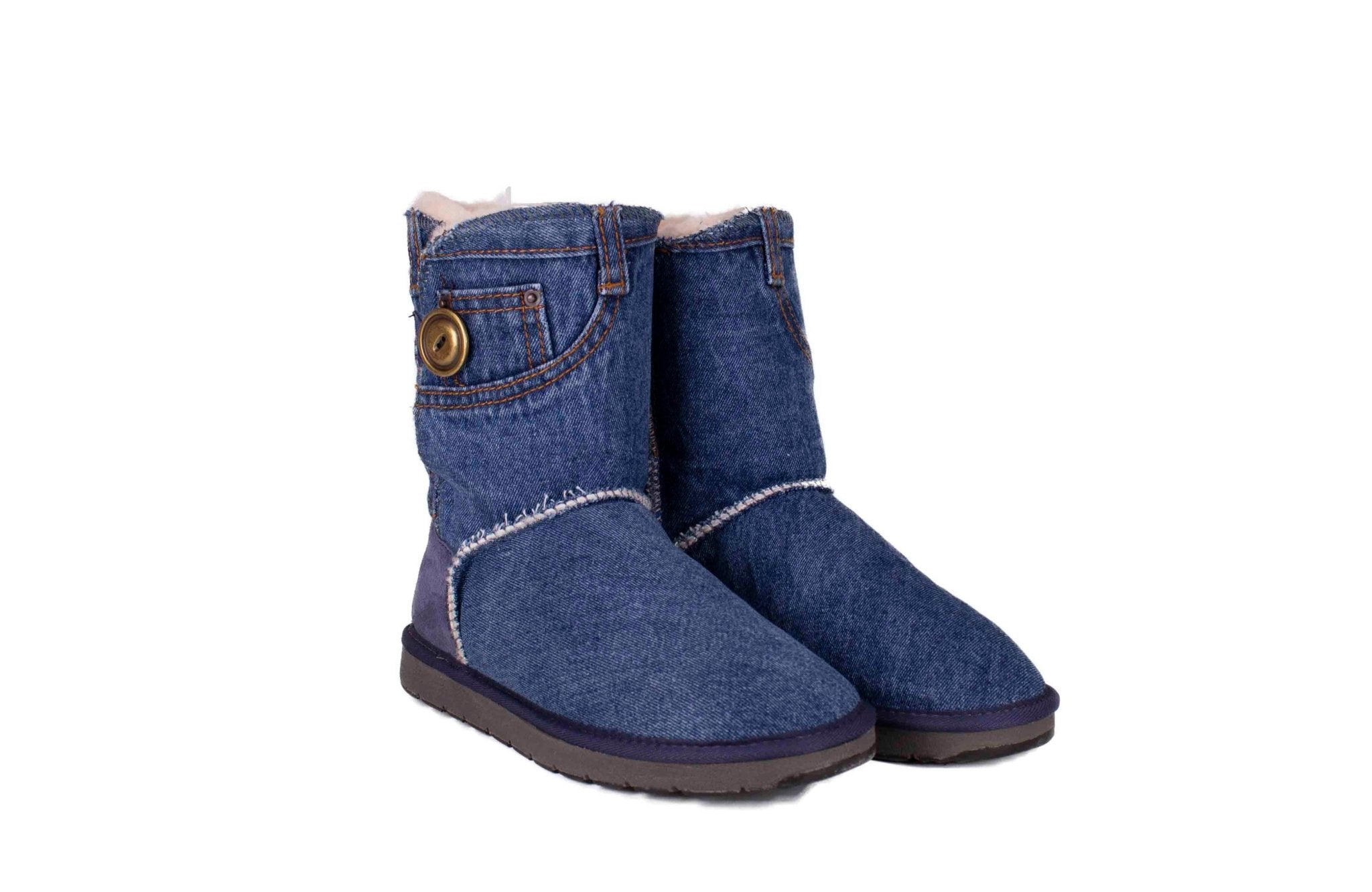 Denim One Button SHEARERS UGG FREE Shipping for all order over